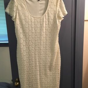 Off white sheath dress